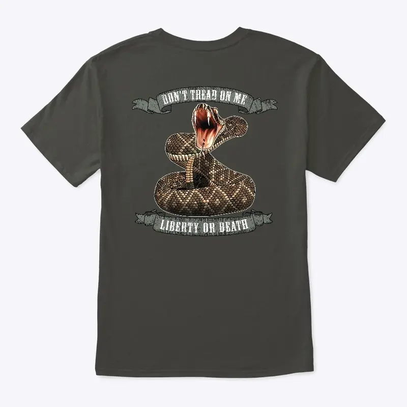 Don't Tread On Me - Back of Shirt Design